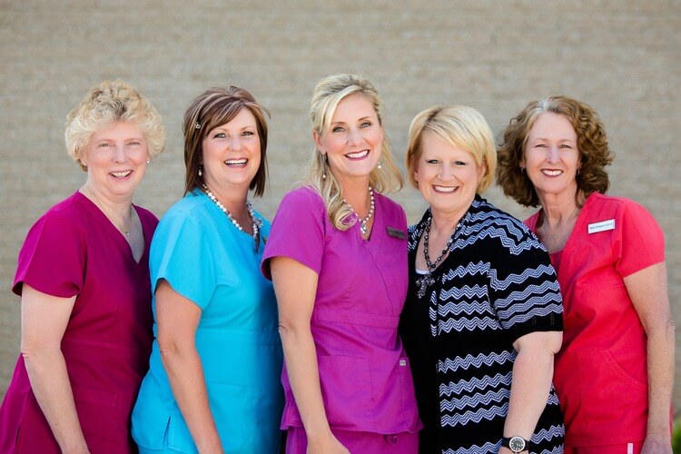 The dental team at Parkway Dental Group in Oklahoma City